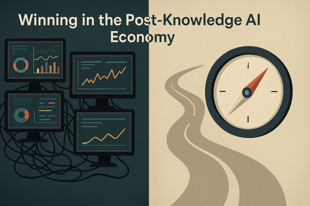Winning in the Post-Knowledge AI Economy